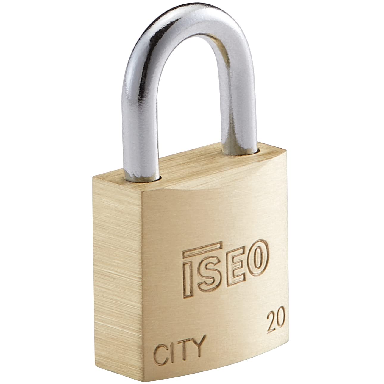 Iseo 11517 LUCCHETTI City Mis.20, Silver e Ottone
