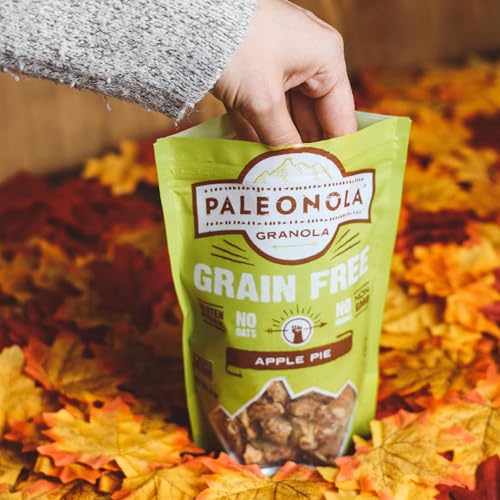 Image of Paleonola - Grain Free Granola Apple Pie Flavor - Non-GMO, Grain, Soy, Gluten, Dairy Free - Low Carb Protein Snack For A Healthy Breakfast