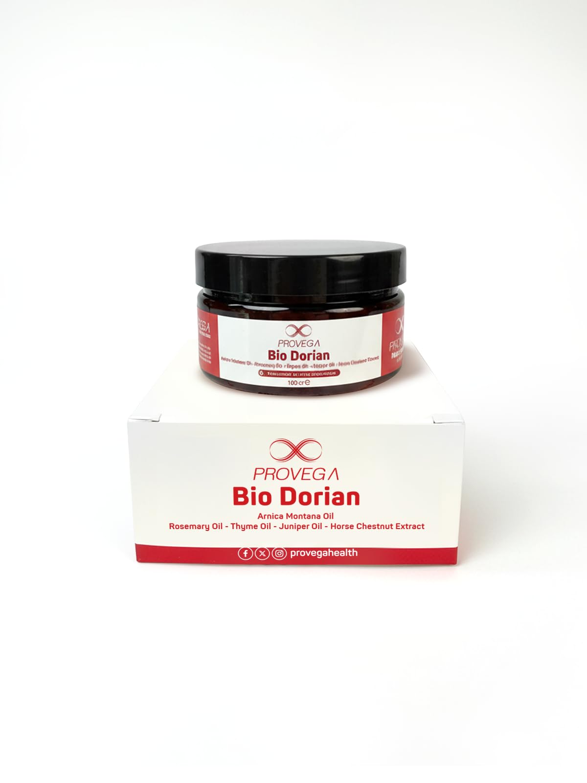 Provega Bio Dorian%100 Doğal At Kestanesi Özlü Vücut Bakım Kremi - 100ml - Bel ve Boyun bölgesi için günlük Masaj ve Destek Kremi