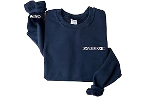 Personalized Roman Numeral Sweatshirt, Anniversary Date Couples Sweatshirt, Valentines Day Gift for Her