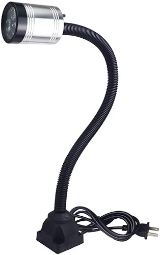Miniatura 1 de Luz de trabajo flexible, luz de máquina LED, luz de cuello de cisne flexible LED de 900 lúmenes con cuello de cisne flexible de 20 pulgadas, 120