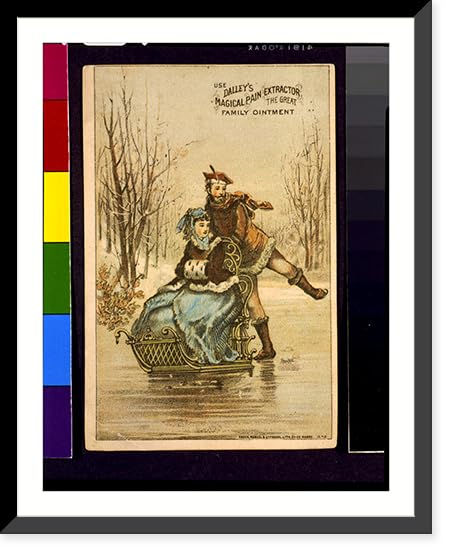 Historic Framed Print Use Dalleys magical pain extractor the great family ointment Mayer Merkel Ottmann lith N Y