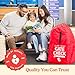 J.L. Childress Gate Check Travel Bag for Car Seats - Car Seat Travel Bag for Airplane, Fits All Baby & Infant Carriers, Airport Accessories for Gate Check, Flying Essentials, AirTag Compatible - Red