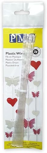 PME Sugarcraft - Cables de plástico de 7 pulgadas, paquete de 25