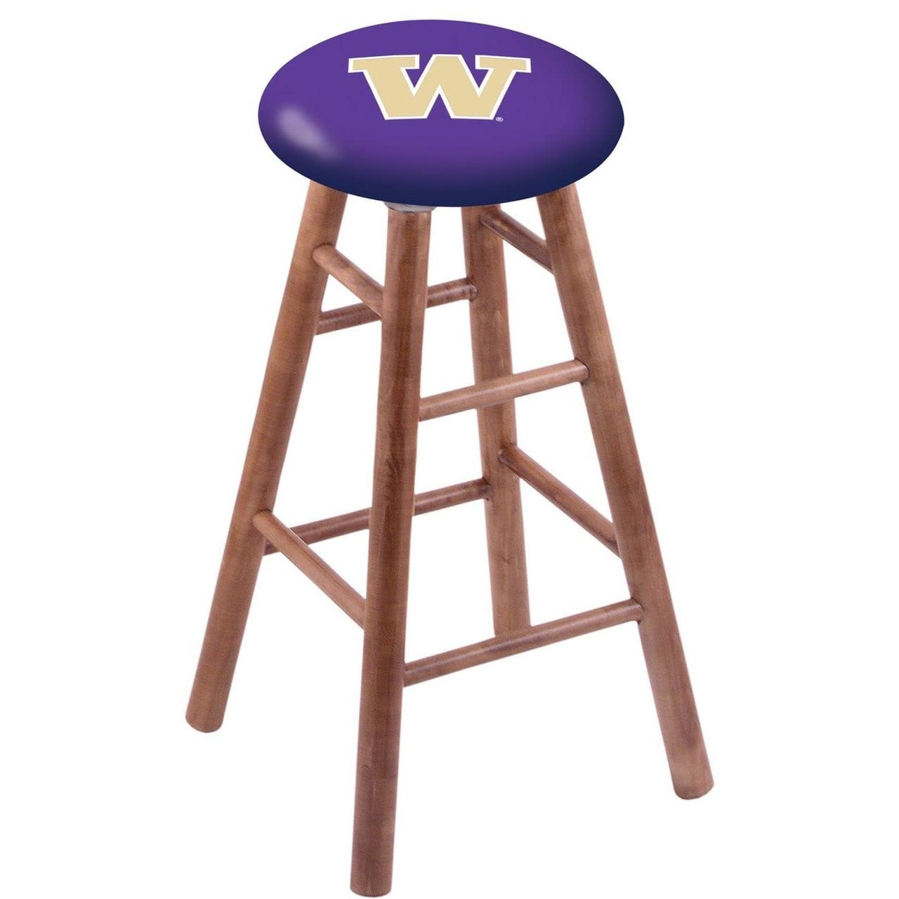 Holland Bar Stool Co. Maple Bar Stool in Medium Finish with Washington Seat by The