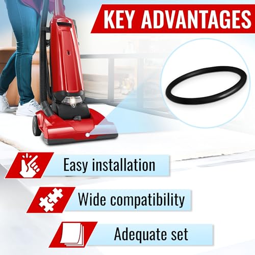 Image of 6 Pack Vacuum Belt Replacement Compatible with Sanitaire Models | SC679K, SC684, SC688, SC689, SC886, SC887, SC888, SC9050D, 1934, 1950 & More; Easy Install; Fits Commercial Upright Vacuums