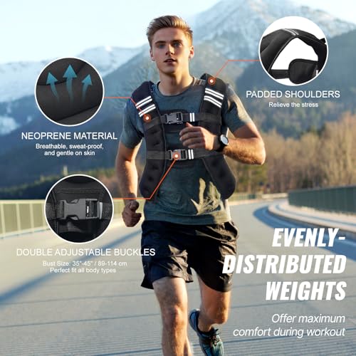 Weighted Vest for Workout 20 lbs