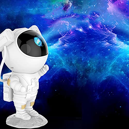 Image of AUGPET Astronaut Starry Sky Projector Night Light with Remote Control USB Powered LED Nebula Star Lighting Table Desk Lamp for Christmas Gifts Children Kids Adults Home Bedroom Decor