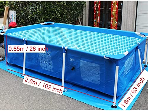 FINFFON Pools for Gärten Große Schwimmbad mit Stahlrahmen Floats oberirdisch for Kinder und Erwachsene Kostenlose… – Bild 3