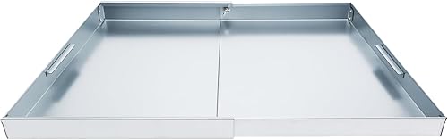 Miniatura 9 de Uniflasy Bandeja ajustable para chimenea para colección de cenizas, soporte de brasas de acero galvanizado en el interior de accesorios de chimenea,