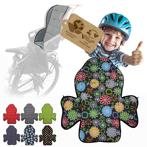 Ersatzbezug Sitzkissen Bezug [Auflage für Kinder Fahrradsitz] kompatibel...