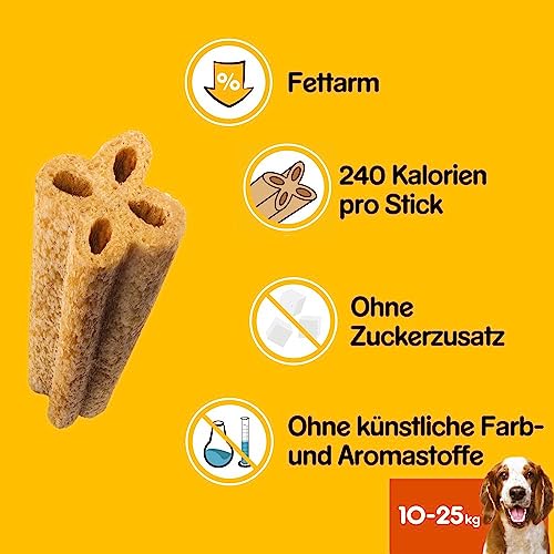 Pedigree DentaStix Advance Hundesnacks 2 x Wöchentlich, 9 x 80 g, 1 Stück (9er Pack)