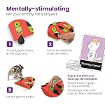 Catstages Nina Ottosson Melon Madness Puzzle & Play Cat Puzzle Feeder – Interactive Treat Game for Indoor Cats, Level 2 Slow Feeder Enrichment Toy, 10.5" x 10.6" - Image 6