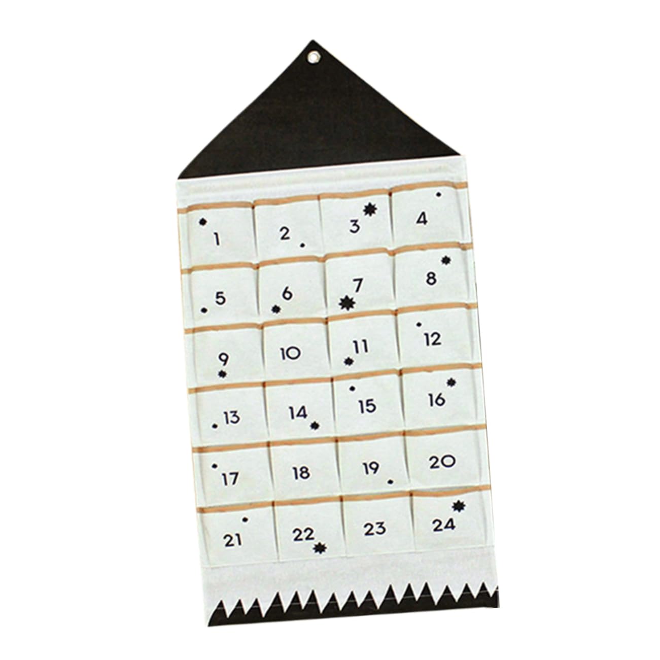 Borsa Portaoggetti da Appendere 24 Tasche, Cotone, Foro