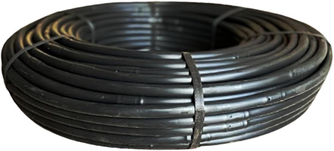 Mugar- Tuberías para Riego por Goteo de 16mm de Diámetro Marrones o Negras con Goteros cada 33cm- Bobinas de Riego por Goteo- Tubos de Goteo de 16mm goteros cada 33cm (Marrón, 250 metros)