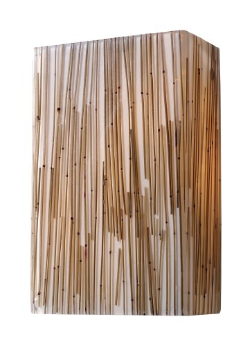 Elk 19060/2 Modern Organics-2-Light Sconce in Bamboo Stem Material in Polished Chrome