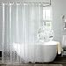 Aoohome EVA Clear Shower Curtain Liner Heavy Duty Shower Curtain Cobblestone Patten with Bottom Magnets, Stain Resistant, Semi Transparent, 72''W x 78''L