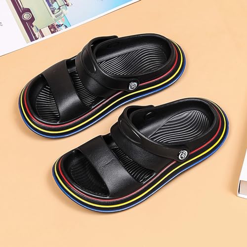 Unisex-Child Slide Sandal Kid EVA Slip on Water Shoes beach sandals Children Sandals for Indoor Outdoor(Little Kids/Big Kids)4