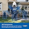 Tapo C51A 2K WLAN Überwachungskamera Außen, 360° Schwenk-/Neige, Vollfarbige Nachtsicht, Personenerkennung, Bewegungsverfolgung, Zwei-Wege-Audio, microSD-Karte bis zu 512 GB