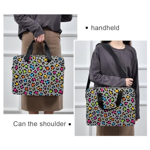 Maletín para portátil 15.6 pulgadas color gris leopardo miniatura 2