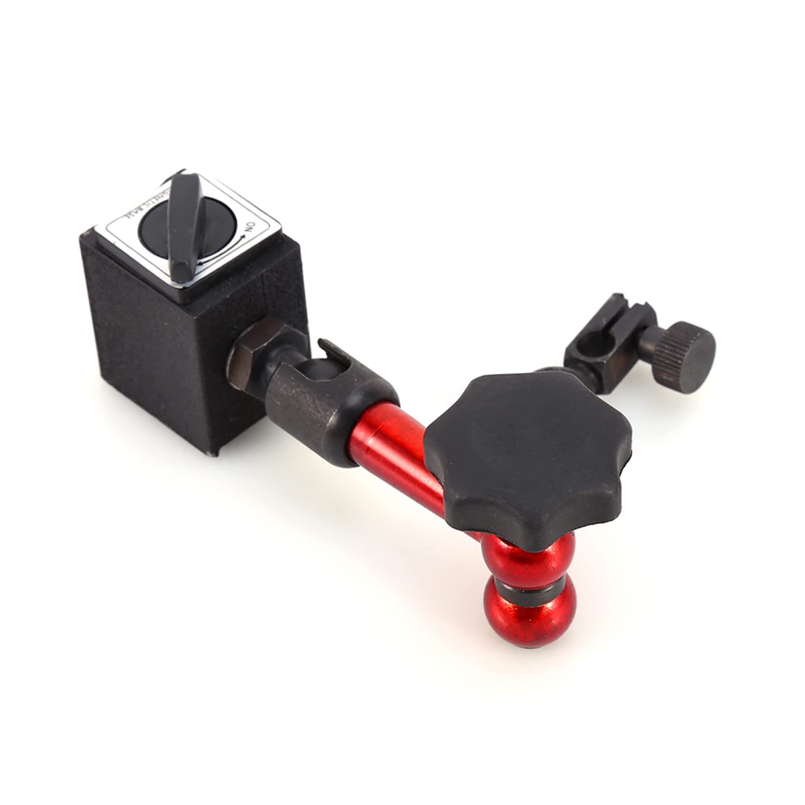 Mini Soporte de Base Magnética Profesional con Imán Permanente Conmutable para Indicador de Cuadrante, Interruptor de Encendido y Apagado con Diseño de 3 Juntas