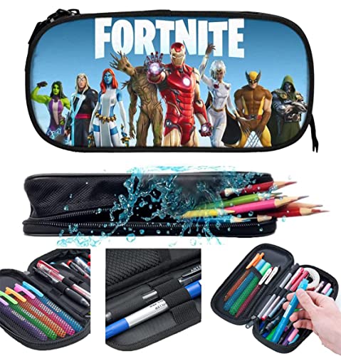 フォートナイト バトルロイヤル ペンケース 鉛筆のサック 文具収納 学用品収納 鉛筆ケース ペンケース かわいい 大容量 筆箱 ペン箱 収納バッグ 学生 子供 誕生日 入学ギフト グッズ 筆箱 皮革 文具収納 ポーチ ペンシルケース 化粧ポーチ ペンケース 軽量 多機能 大容量 男女兼用 通学 小学生 鉛筆ケース ペン袋