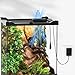 LURMMUE Reptile Humidity Control Fan for Terrariums, Quiet Airflow System for Tanks and Enclosures, Black