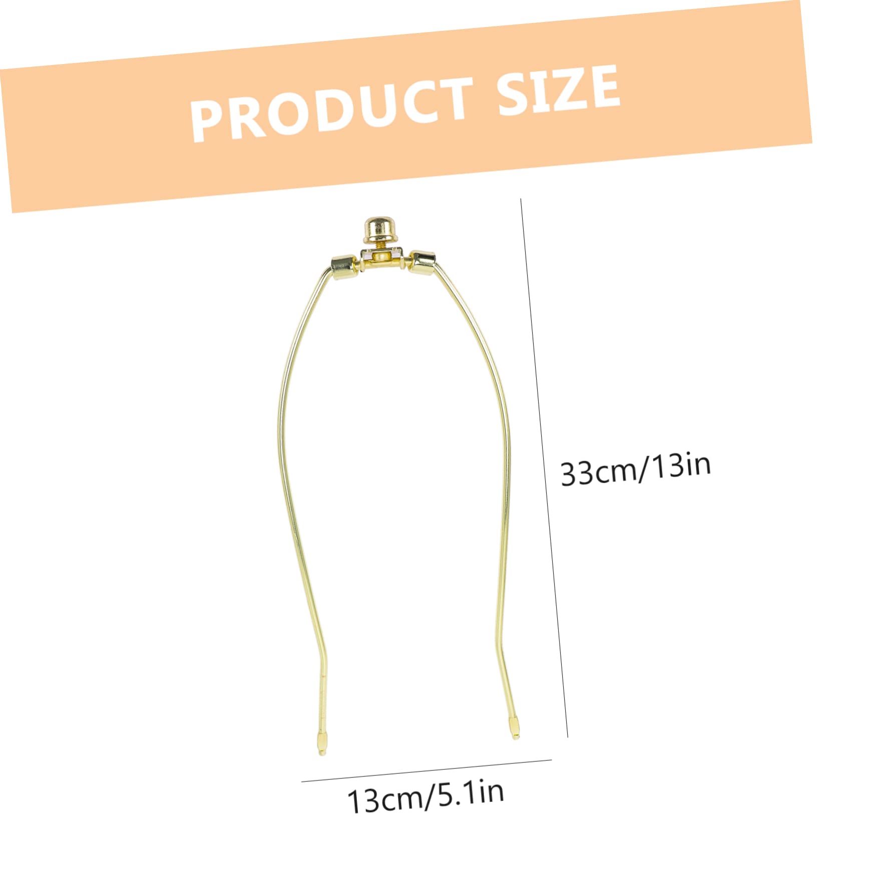 Iplusmile Robuste Lampenschirmhalterung 12 Zoll Gold - Eisen Lampenharfe Mit Adapter Für Tisch- & Stehlampen, Perfektes Ersatzteil Für Wohnzimmer, Schlafzimmer & Küche