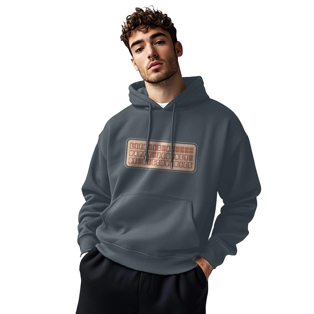 nobero Men's Cotton Blend Hooded Sweatshirt-picture-40