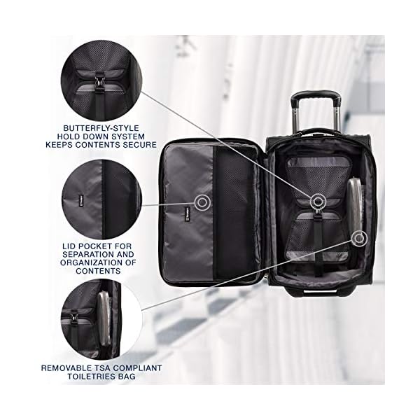 Travelpro Crew Expert Global Carryon Expandable Rollaboard (Jet Black