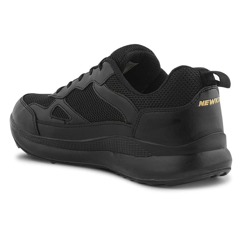 Image of Lakhani aashirwad Men's Sports Shoes | Lightweight Breathable Running Shoes for Men | Flynet Upper, Phylon Sole | Flexible, Comfortable Lace-Up Athletic Shoes