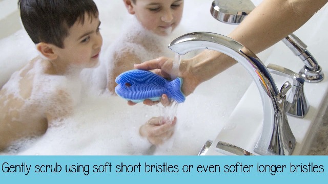 Watch Innobaby Bathin' Smart Silicone Fish Antimicrobial Bath Scrub on ...