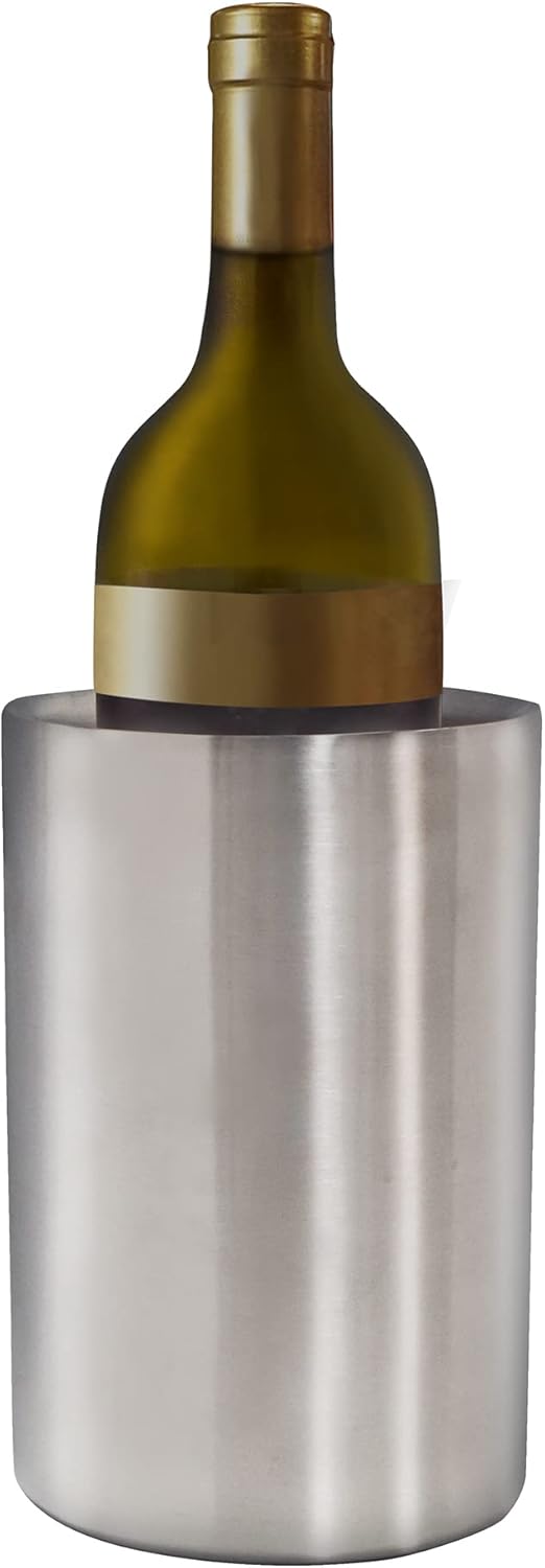 VinoLife Wine Chiller, Standard, Silver