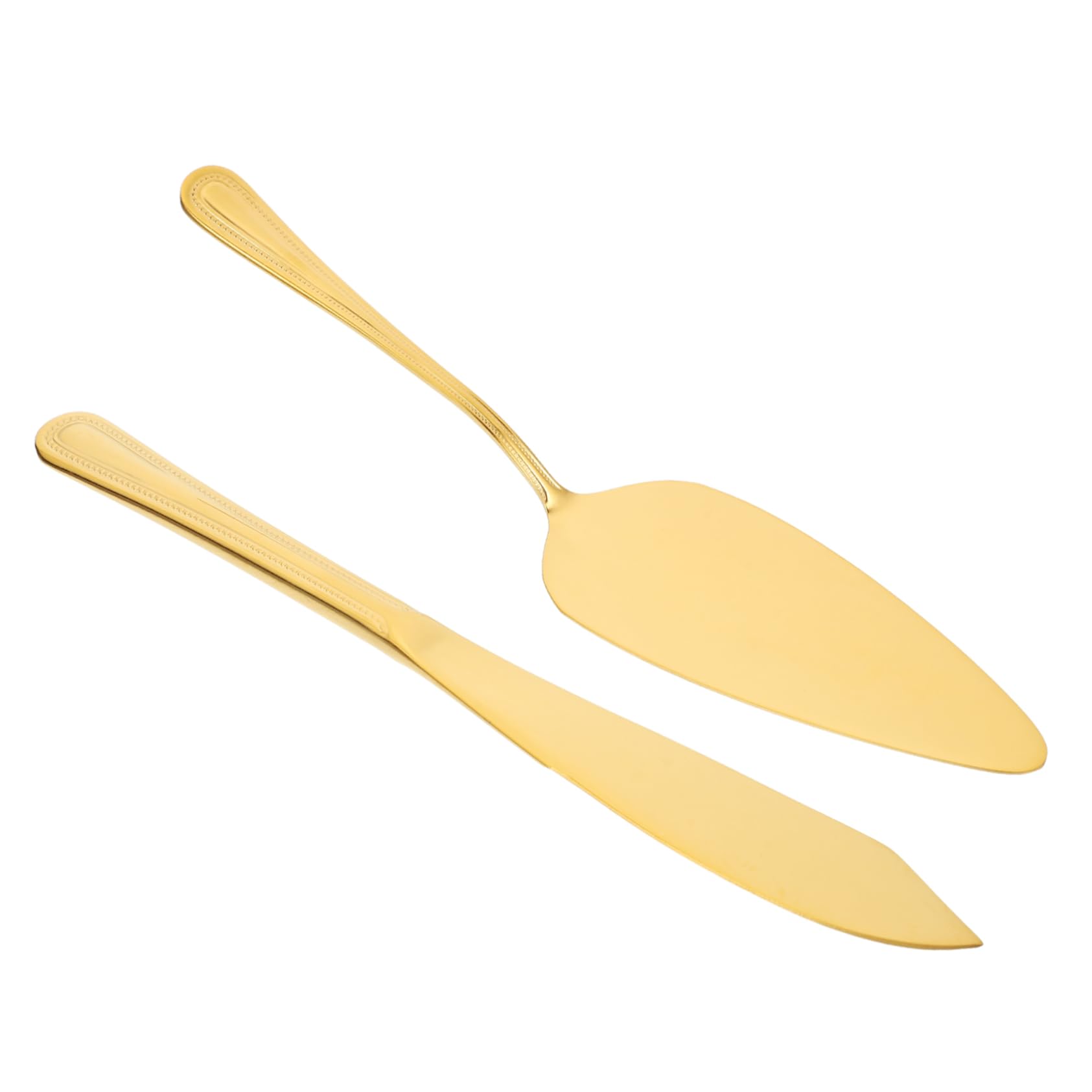 1 Set Cake Spatula Cake Severing Tool Banquet Cake Cutter Turner Spatula Cake Slicer Kit Mousse Cake Cutter Simple Cake Cutter Baking Cake Spatula Stainless Steel Golden BEBEMOKO