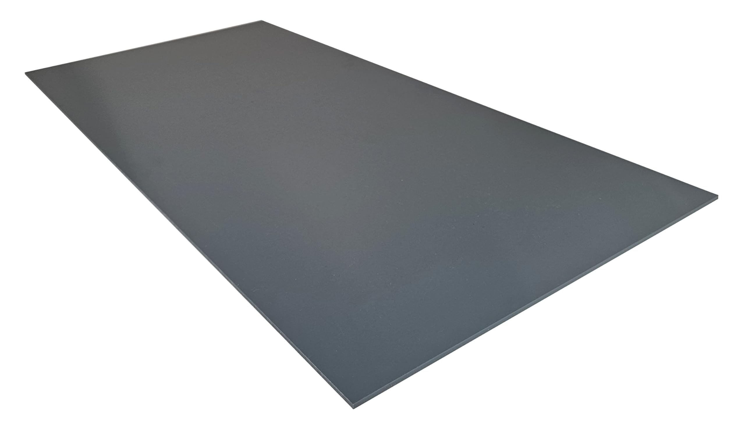Piastra rigida in PVC 1-10 mm nero/bianco/grigio Trovidur® Vekaplan® in plastica (1, grigio ferro, 1000 x 495 x 10 mm)