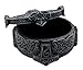 Ebros Gift Norse Mythology Thor Mjolnir Hammer Vegviser Magical Talisman Compass Jewelry Trinket Box Figurine 5