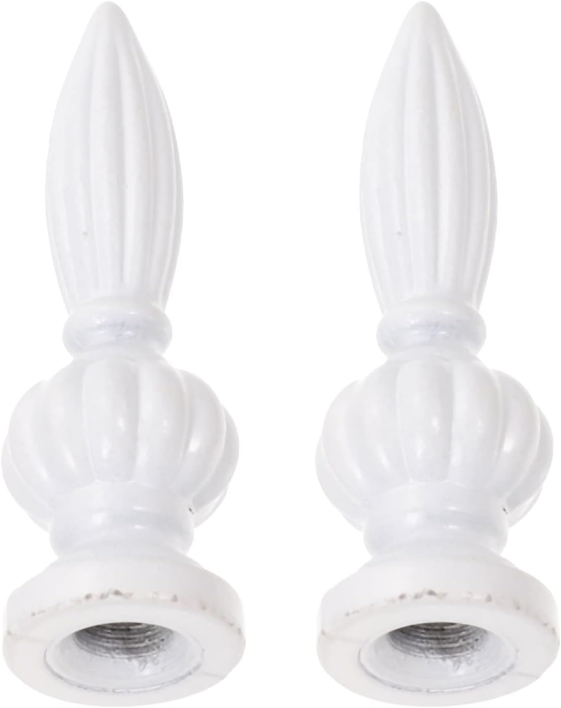 ibasenice 2PCS Lamp Finial Cap Knob High Cap Bullets Knob Lamp Shade