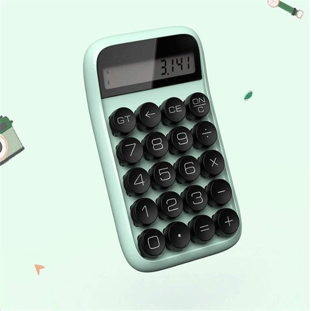 JFDBGU Oficina y Home Calculadora Estilo de los dígitos de visualización LCD Adaptable a sobremesa y en Movimiento Uso