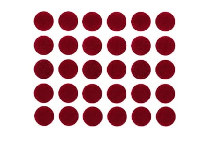 Image of Sunaina New Gold Sticker Kumkum Forehead Dark Red Round Pottu Bindis Velvet Bindi Box With 15 Cards /Flaps For Women & Girls (GDR-4 (7MM))