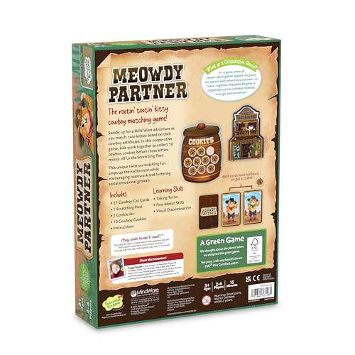 Peaceable Kingdom Meowdy Partner Juego Cooperativo De Mesa miniatura 7