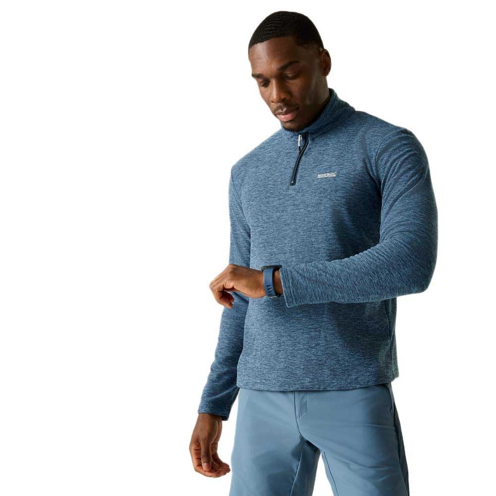 Regatta Men's Blue Thompson Marl Half Zip Fleece 2XL China