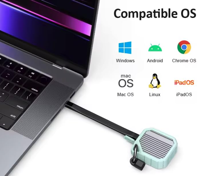 Hagibis Magnetic 2230 M.2 NVMe SSD Enclosure USB 3.2 Gen 2 10Gbps For IPhone 15 Pro - View #9