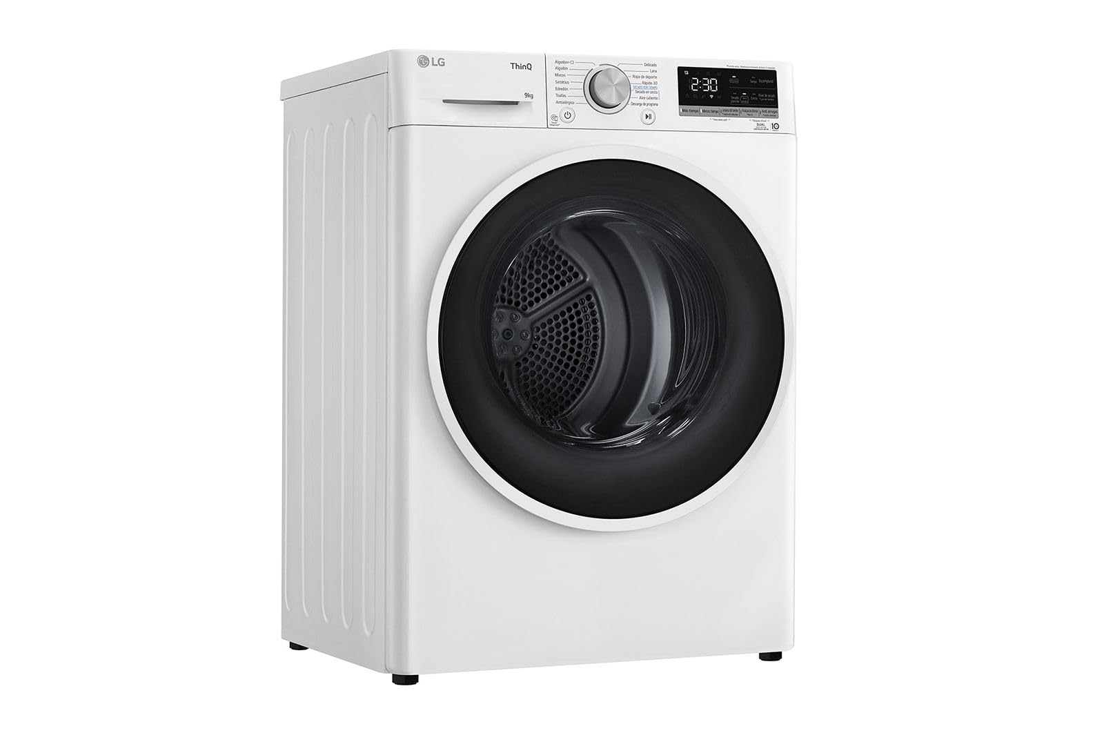 LG RH90V5AV6N Asciugatrice Smart a Carica Frontale 9 Kg, Libera Installazione, Classe D, Intelligenza Artificiale, 60 x 69 x 85 cm - Bianco