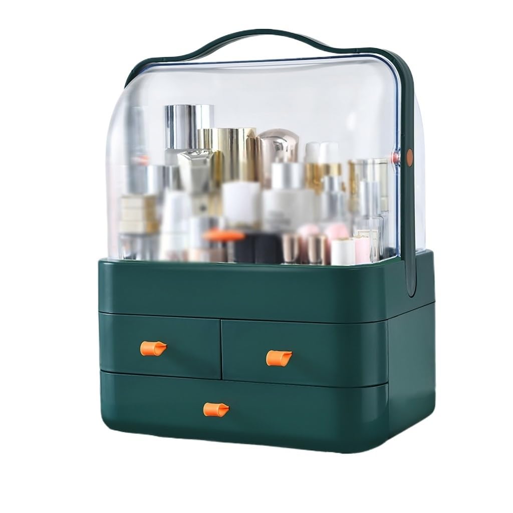 Organisateur de maquillage portable et vitrine cosmétique pour dortoir