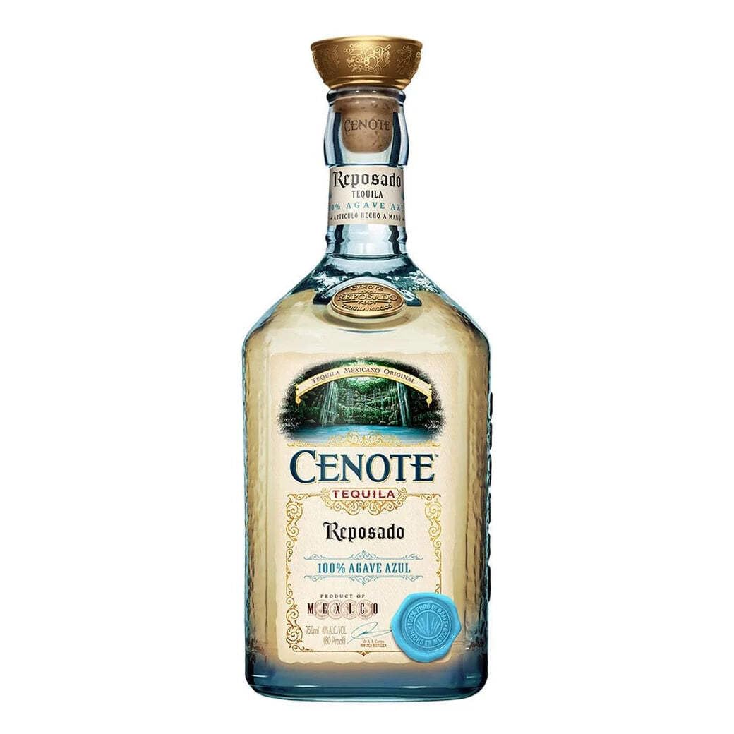 Cenote Reposado Tequila 70cl, 40% ABV | 100% Blue Weber Agave, Natural Volcanic Water, Premium Aged Tequila