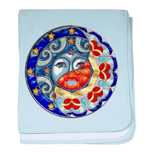 CafePress Harvest Moons Sun & Moon Yin Yang Baby Blanket, Super Soft Newborn Swaddle