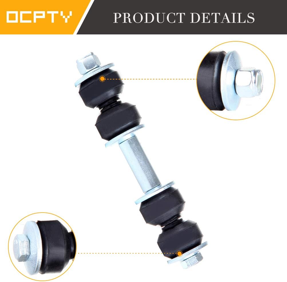 OCPTY - New 8-Piece fit 2006-2011 for Buick Lucerne for Cadillac DTS - 2 Front Left Right Lower Control Arm w/Ball Joint 2 Stabilizer Sway Bar Link 2 Outer 2 Inner Tie Rod End Link K80354 K80355
