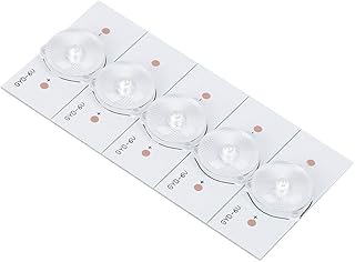 Cuentas de Lámpara SMD 6V Color de Luz Blanca con Filtro de Lente óptica Reparación de TV LED - 20 PCS (20PCS)