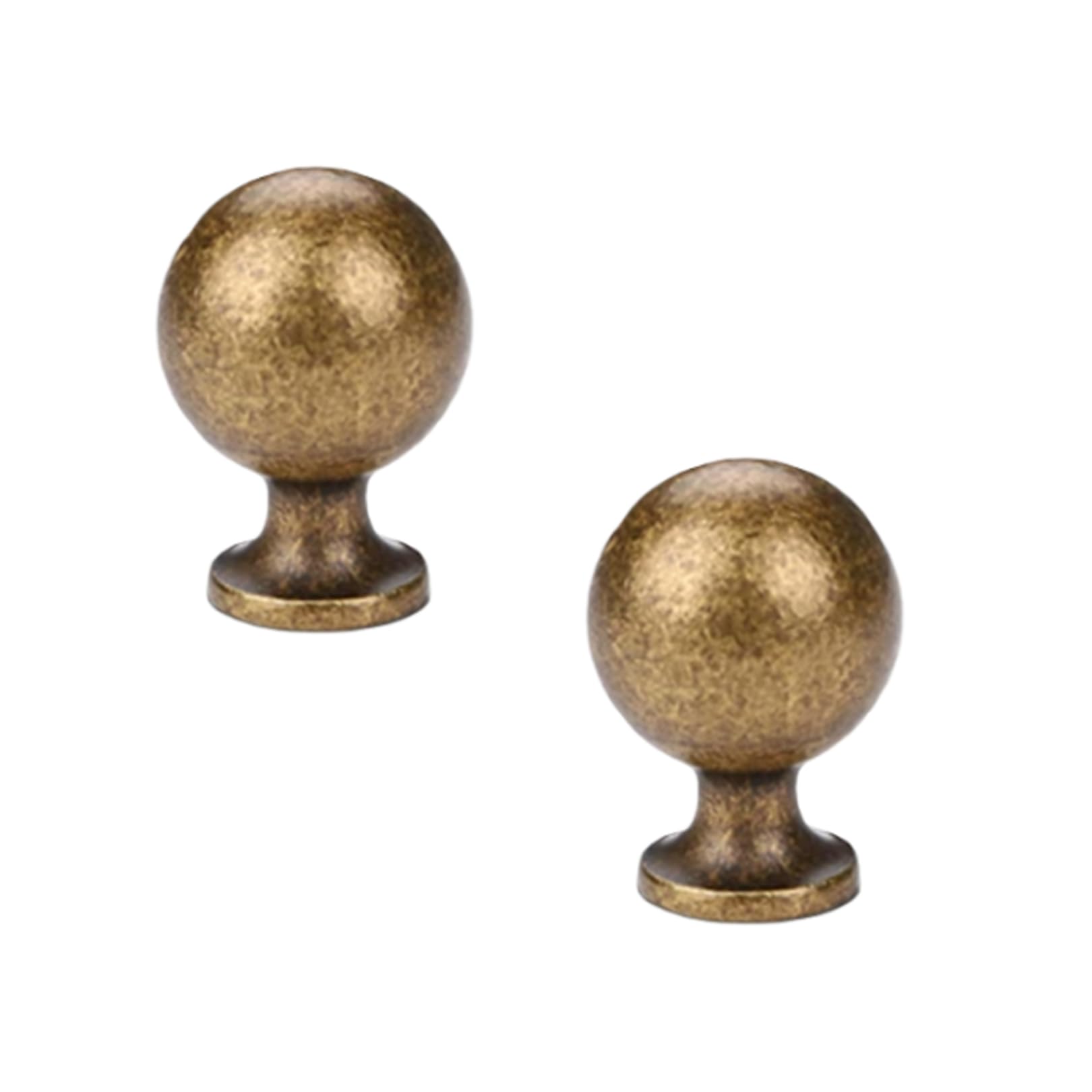 zcru004 Furniture Handle Zinc Alloy DrawerHandles Cupboard Handles Kitchen Cabinet Handle Finger Edge Pull 2 Pieces (Single Hole,Bronze)