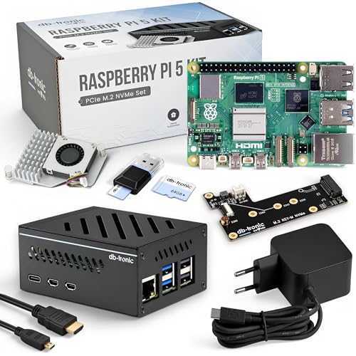 db-tronic Raspberry Pi 5 8 Go NVMe Kit...